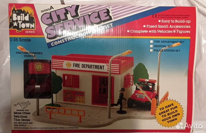 Конструктор Service city пожарная часть