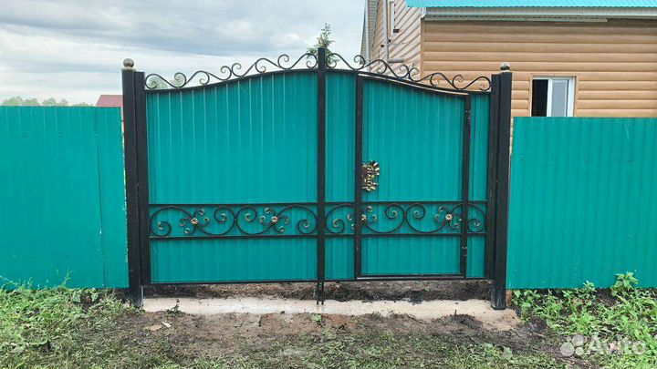 Ворота кованые распашные