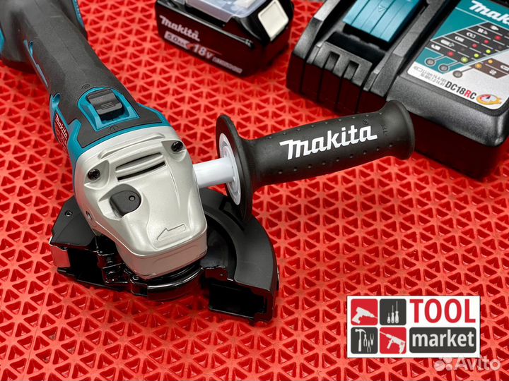 Аккумуляторная ушм 125мм Makita DGA511RTJ