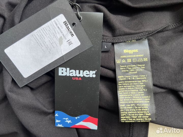 Футболка Blauer USA Черная Оригинал (L)