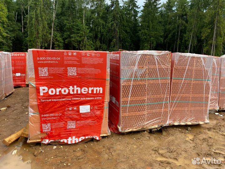 Керамические Блоки Porotherm 38 Thermo