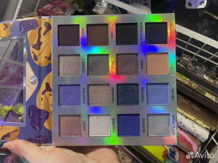 Палетка теней bh cosmetics blueberry muffin