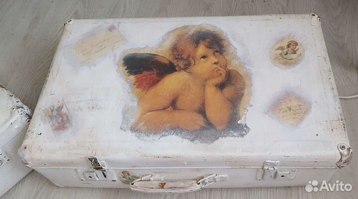 Чемоданы винтаж в стиле Прованс