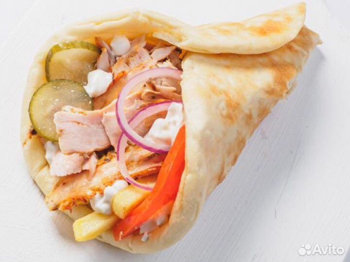 Лаваш, пита, Гирос, коржи, сыр моцарелла