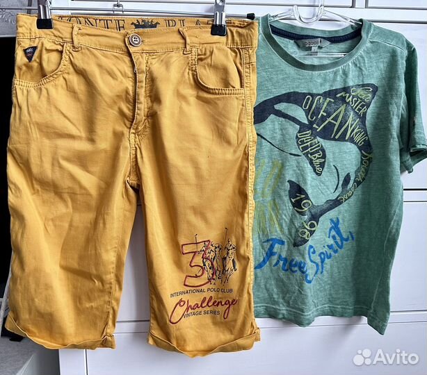 Бриджи-шорты хлопок раз. 128-134