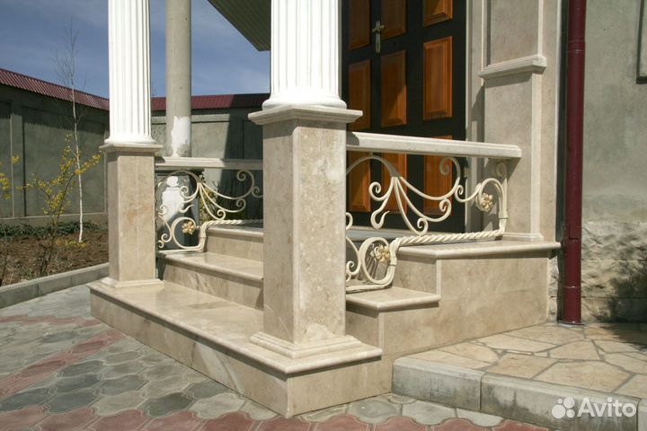 Изготовление лестниц и ступеней из камня