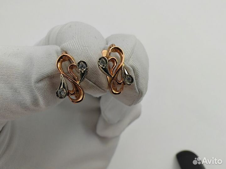 Пара серёг 585 пробы