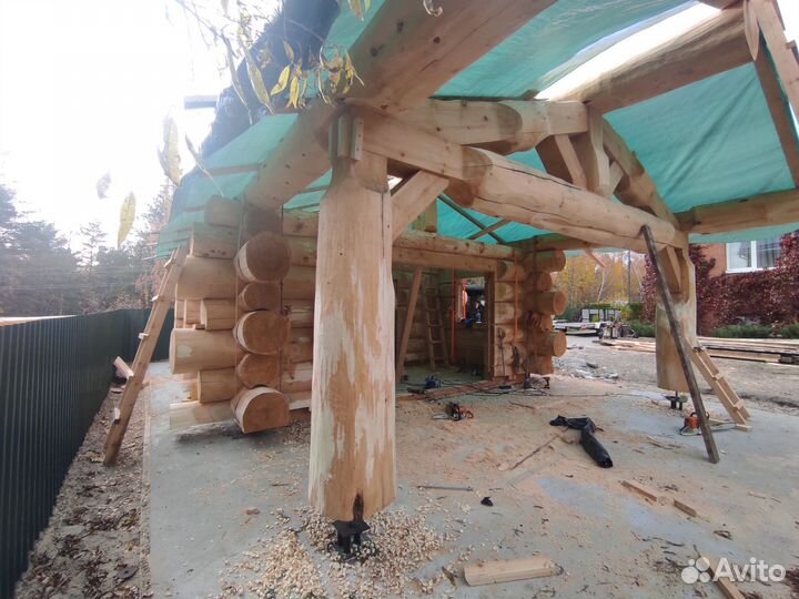 Рубка домов бань