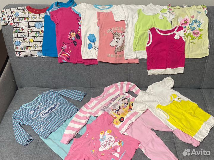 Детские вещи пакетом на девочку 2-3 года