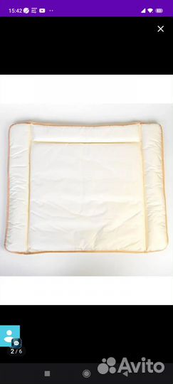 Матрасик на пеленальный столик 72*82 см