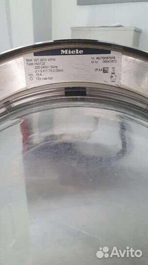 Стиральная машина бу Miele