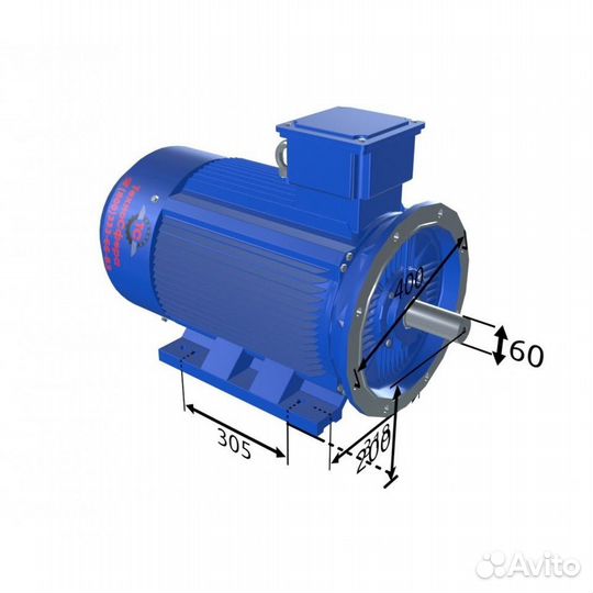 Электродвигатель аир 200L4 (45кВт/1500об.мин)