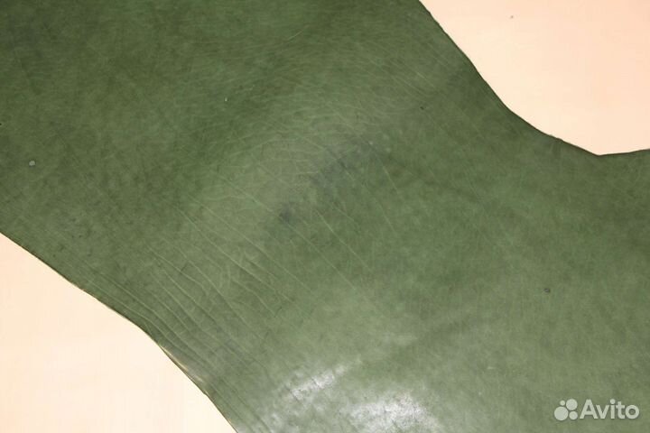 Кожа. Изумруд с покрытием. 1,3-1,5 мм