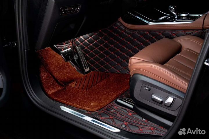 3D Коврики Audi Салон Багажник из Экокожи