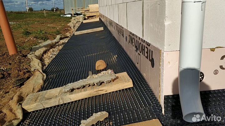 Мембрана для фундамента подгазон от производителя