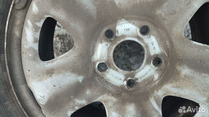 Литые диски r15 на газ
