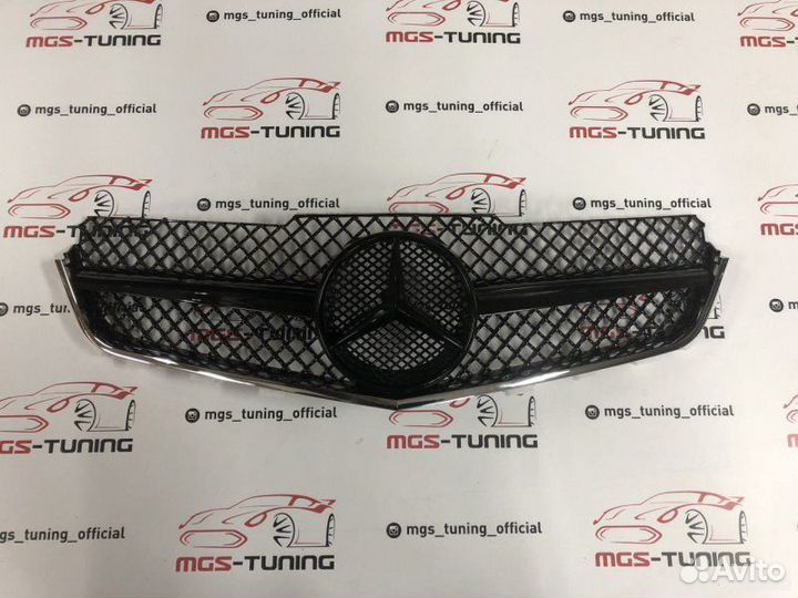 Решетка на Mercedes e-class 207 09-13 купе AMG чр