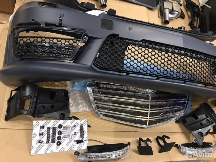 Бампер передний Мерседес амг 6.3 для S350,500 W221