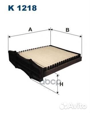 Фильтр салонный landrover K1218 Filtron