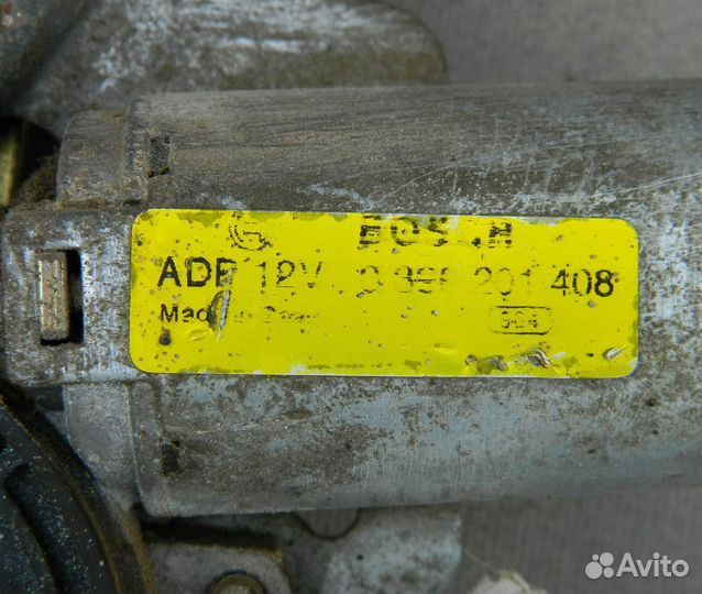 Моторчик дворника задний правый Berlingo