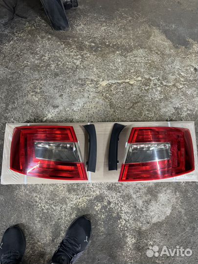 Задние фонари на skoda octavia a7 2014г