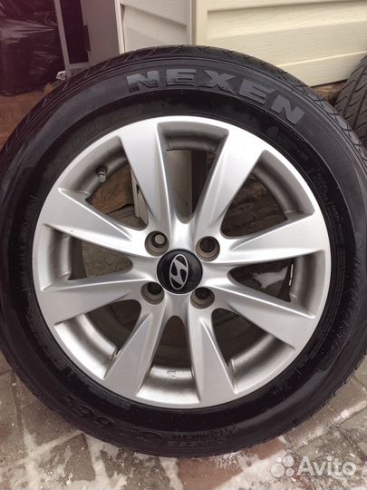 Колёса летние на дисках на Солярис R15