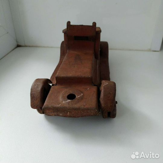 Старинная игрушка Пожарная машинка СССР