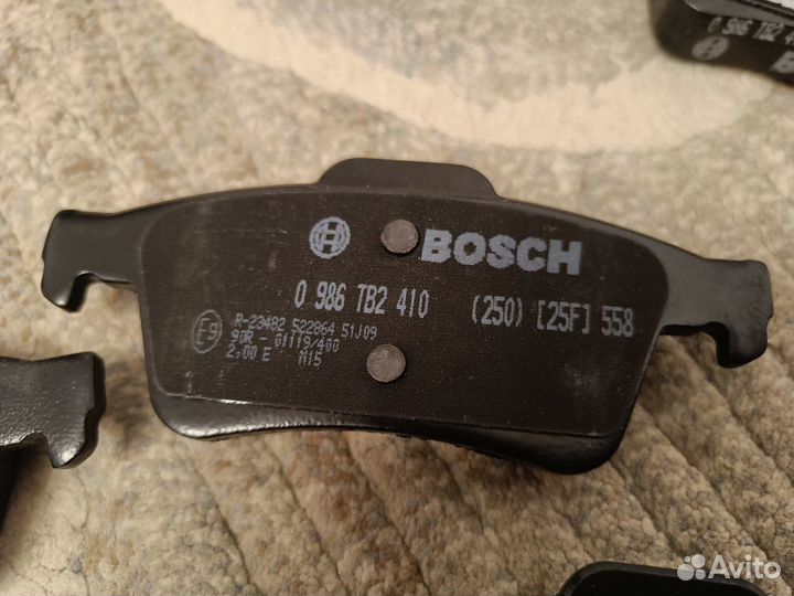 Колодки тормозные bosch 0986TB2410