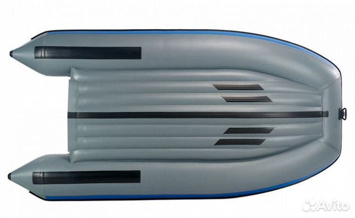 Лодка mishimo lite 360-синий/серый