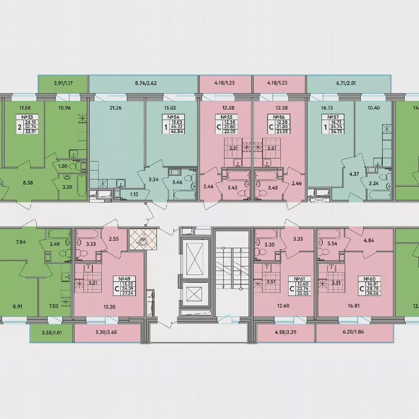 Квартира-студия, 30,4 м², 5/12 эт.