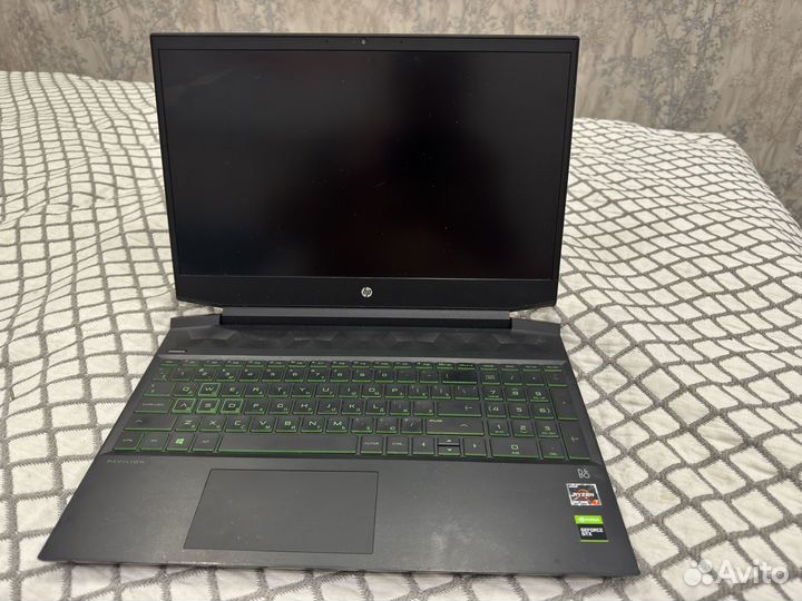 Игровой ноутбук hp pavilion gaming 15-ec1032ur