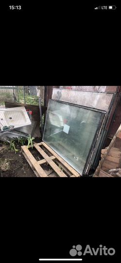 Окна пластиковые бу большие