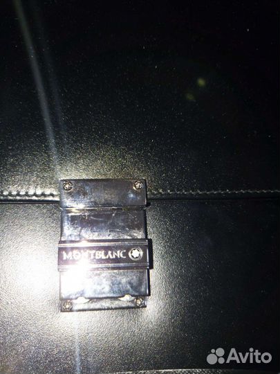 Портфель натуральная кожа. Оригинал. Mont Blanc