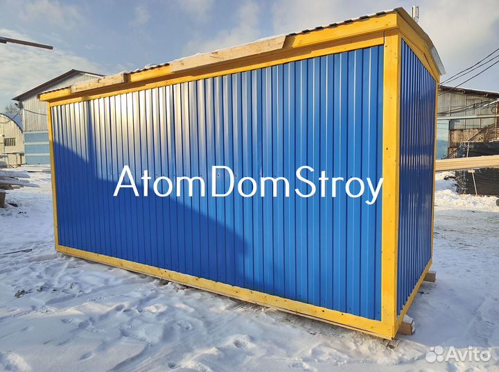 Бытовка деревянная утепленная с электрикой