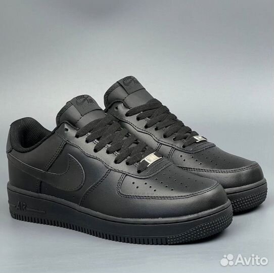 Черные Nike Air Force 1