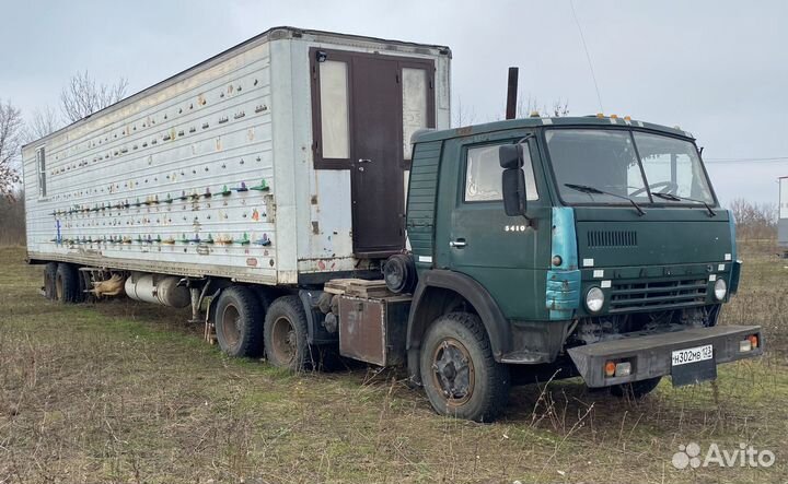 Пасека на базе рефрижератора в сцепке с камазом