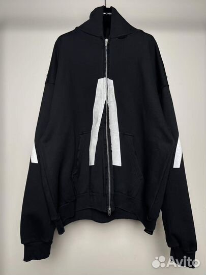 Зип худи Balenciaga Archive series zip up hoodie