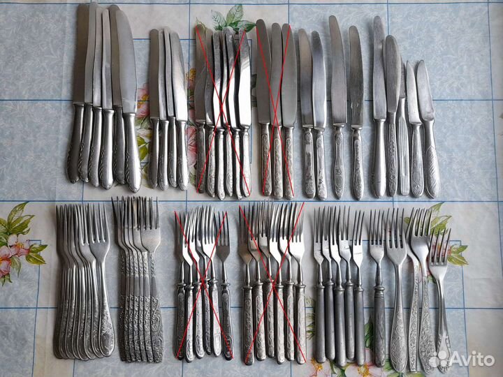 Вилки, Ножи (нержавейка) СССР