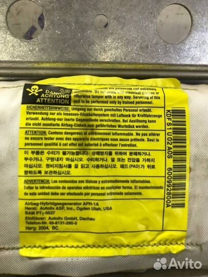 Подушка безопасности (airbag) Kia Sorento