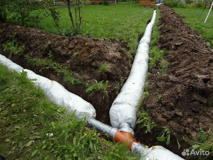 Дренаж вокруг участка