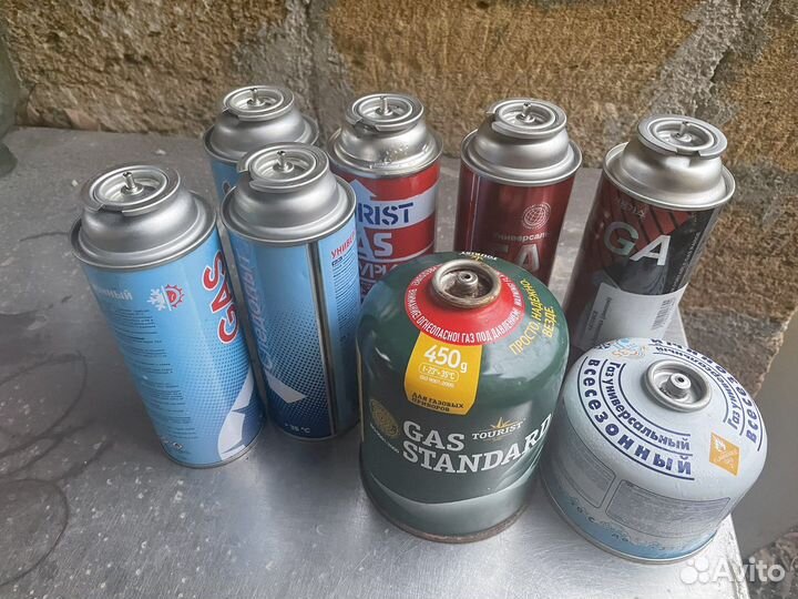 Заправка туристических газовых баллонов