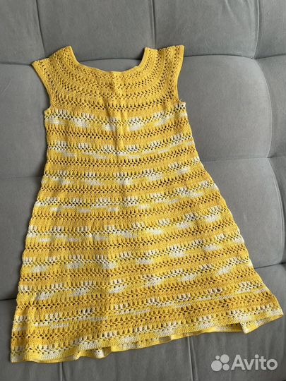 Вязанное платье летнее