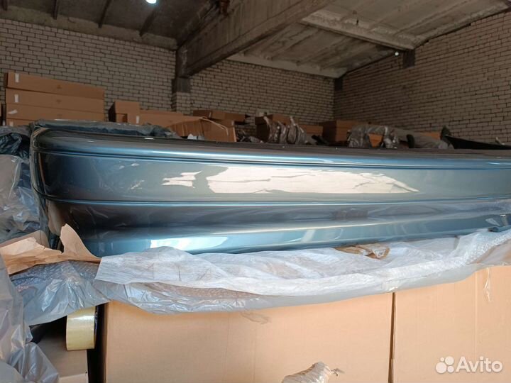 Бампер задний 2114 цвет серо сине зеленый - сочи