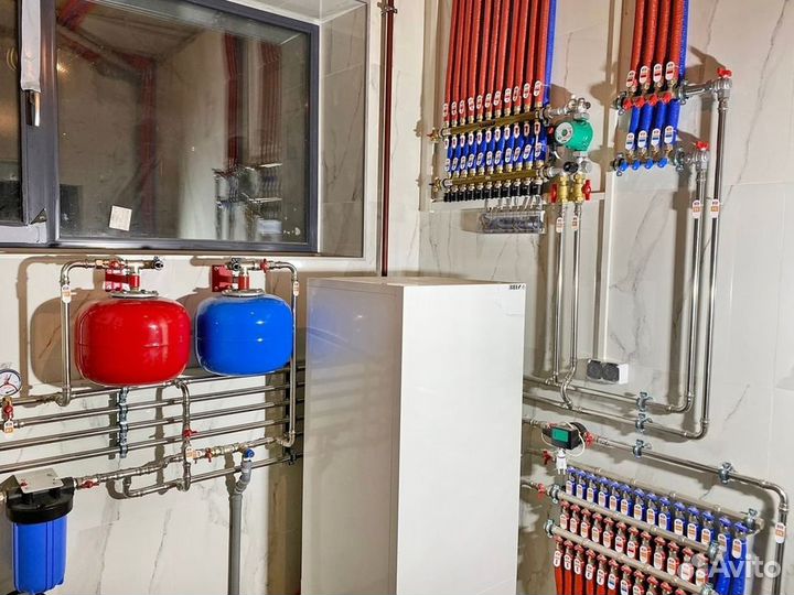 Монтаж системы отопления