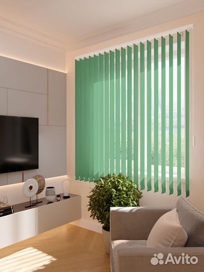 Жалюзи вертикальные Бирюзовые RAL3334