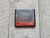 Карта памяти SanDisk Compact Flash 16Gb Ultra 50 м