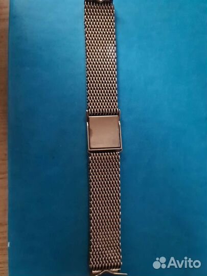 Браслет для часов серебро, позолота