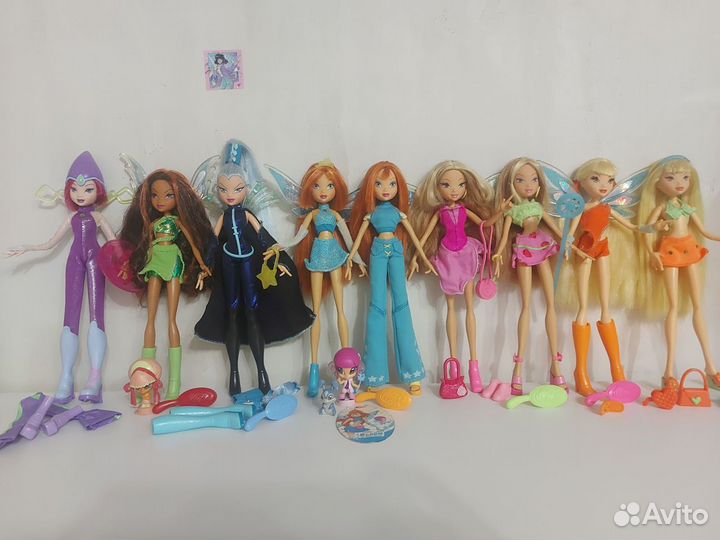 Куклы winx винкс mattel блум, флора, стелла, текна