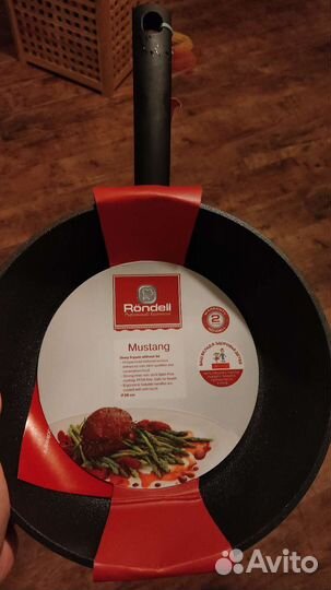 Сковорода индукция Вок rondell mustang новая