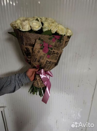 Розы с доставкой, букет роз 101